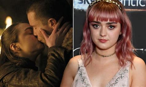 arya nude|Maisie Williams discusses Arya's first Game of Thrones sex scene.